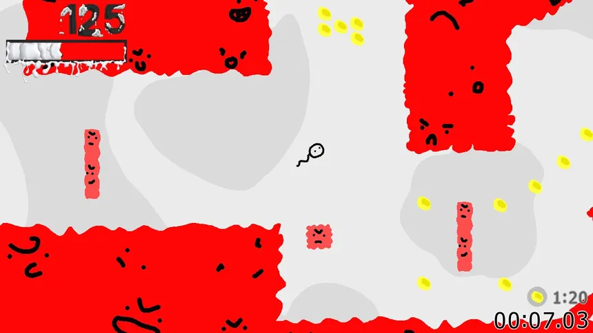 Скриншот 1 к игре Steven the Sperm