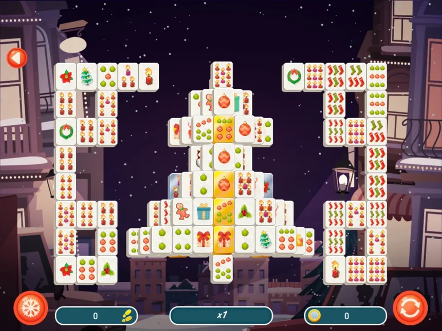 Скриншот 1 к игре Christmas Mahjong 2
