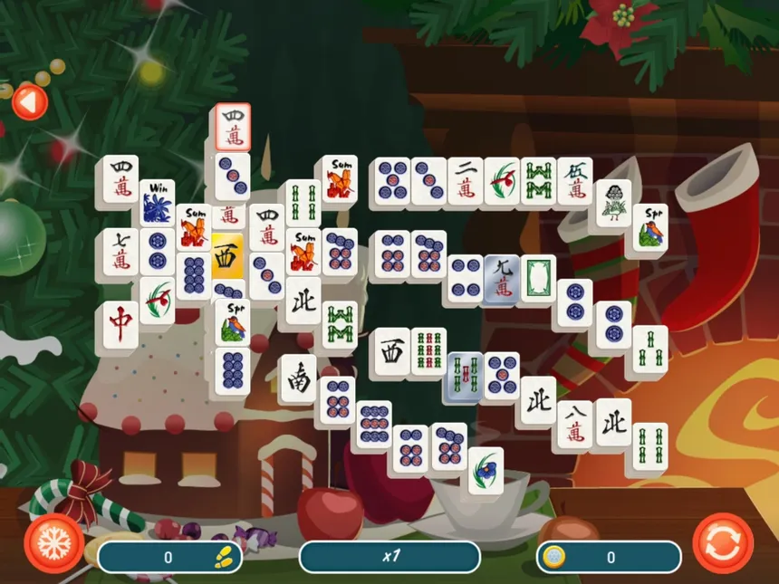 Скриншот 3 к игре Christmas Mahjong 2