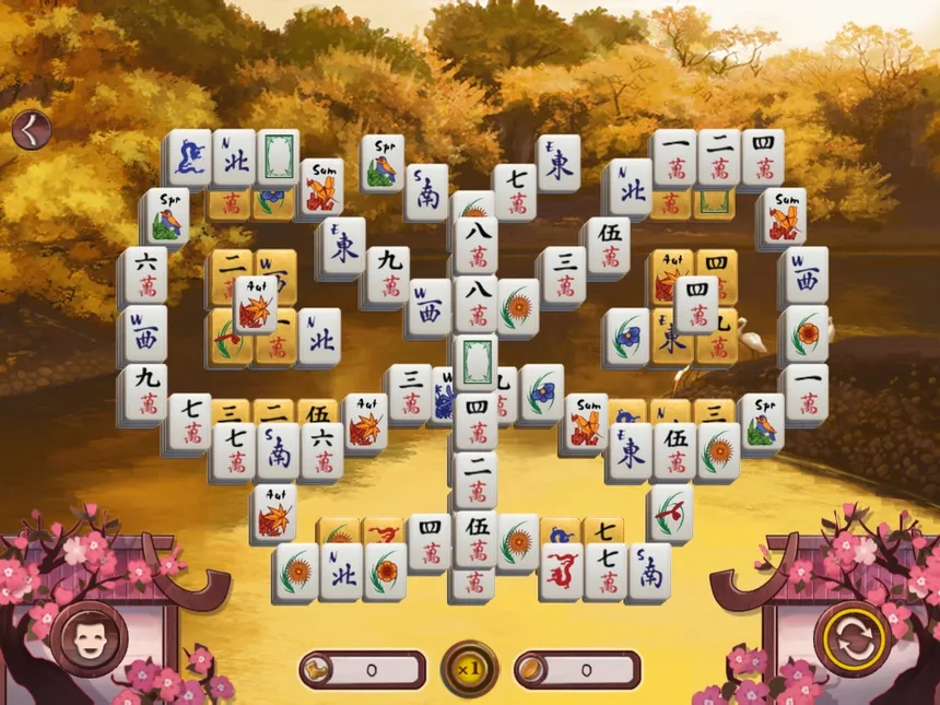 Скриншот 2 к игре Sakura Day 2 Mahjong