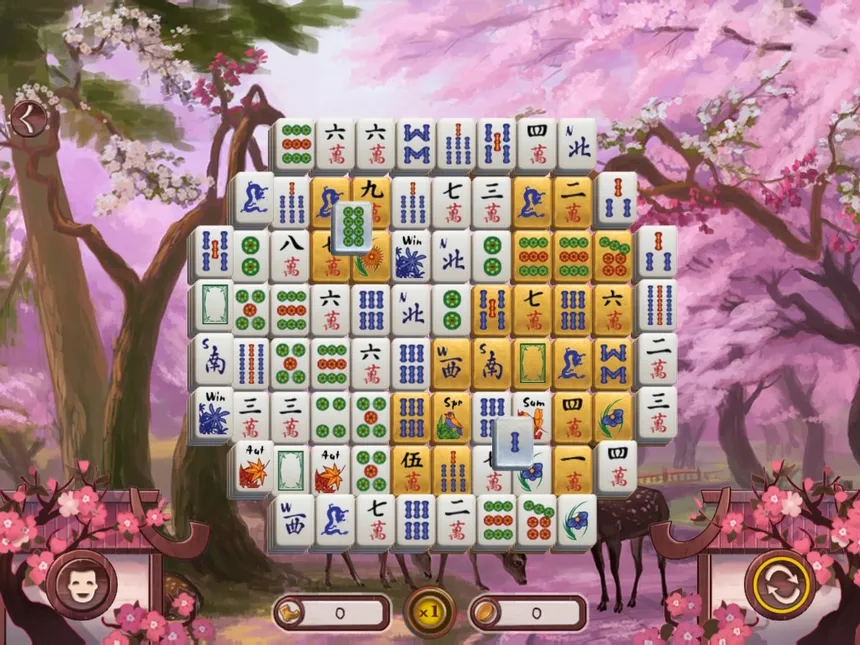 Скриншот 4 к игре Sakura Day 2 Mahjong