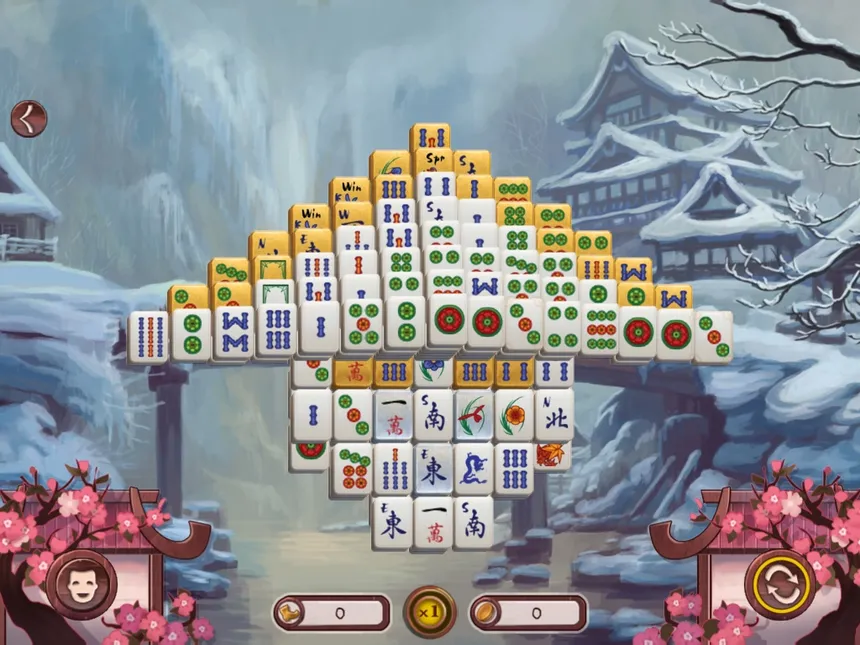 Скриншот 6 к игре Sakura Day 2 Mahjong