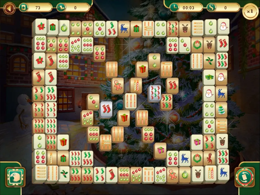Скриншот 4 к игре Christmas Mahjong