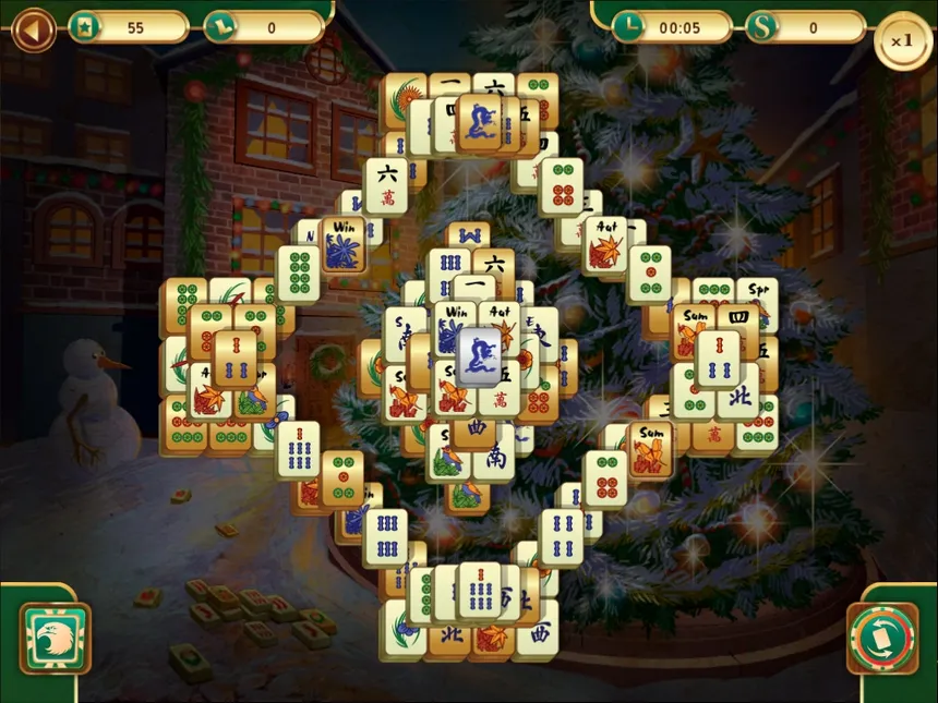 Скриншот 6 к игре Christmas Mahjong