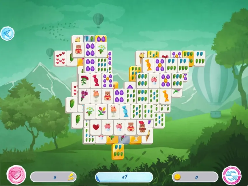 Скриншот 1 к игре Mahjong Valentine's Day