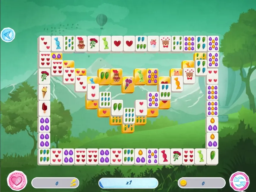 Скриншот 4 к игре Mahjong Valentine's Day