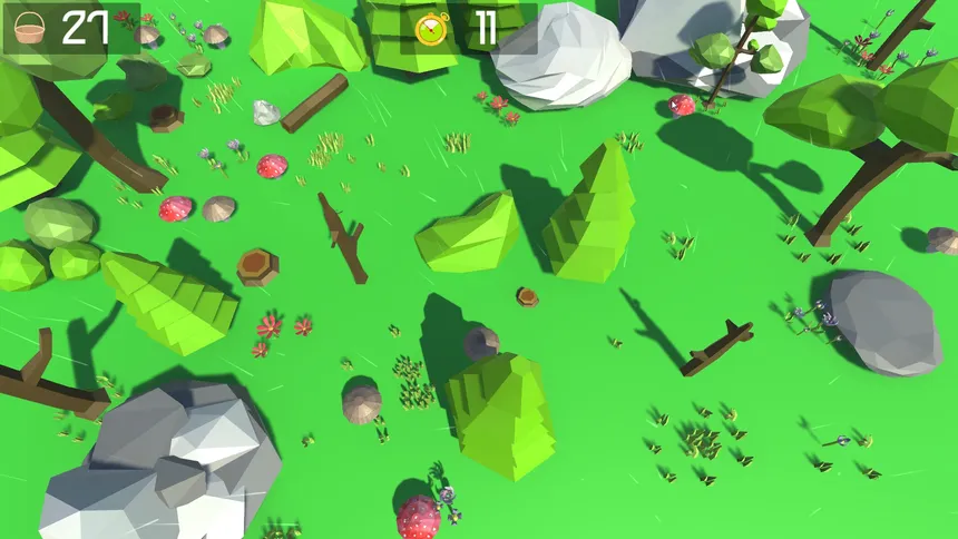Скриншот 1 к игре Mushroom rain