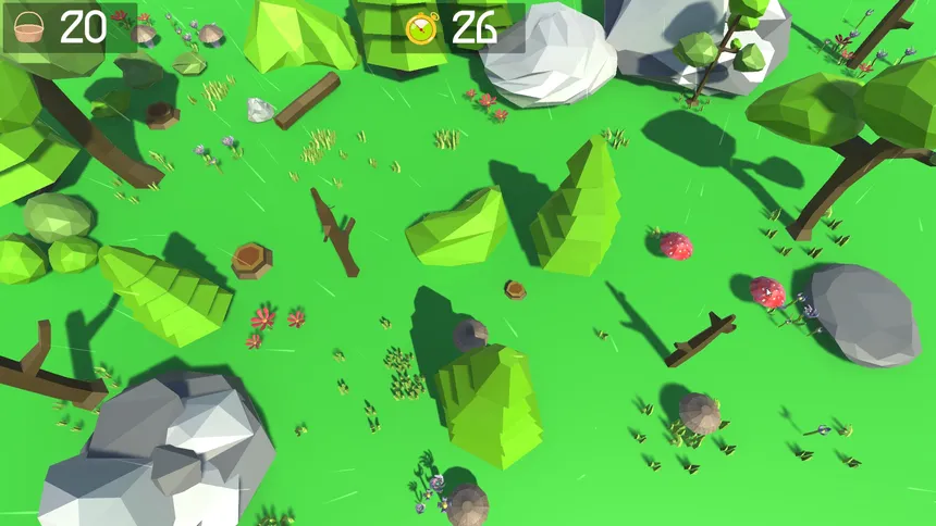 Скриншот 2 к игре Mushroom rain