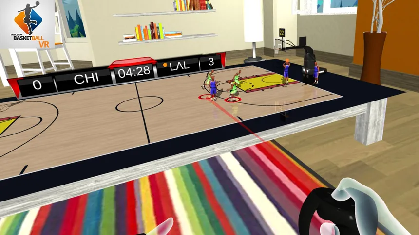 Скриншот 1 к игре Tabletop Basketball VR