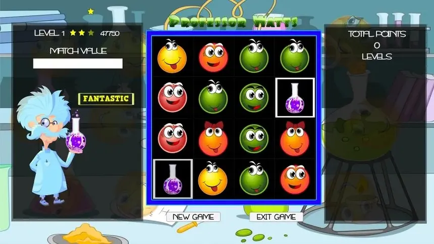 Скриншот 3 к игре Professor Watts Memory Match: Expressions