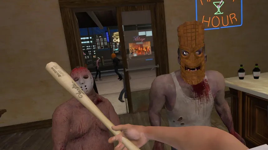 Скриншот 1 к игре Drunkn Bar Fight on Halloween