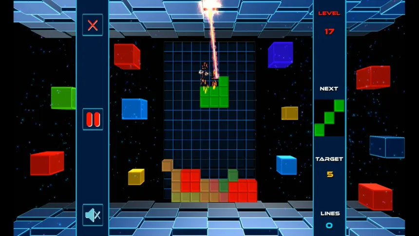 Скриншот 1 к игре Shoottris: Beyond the Classic Game