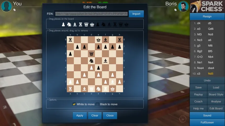 Скриншот 3 к игре SparkChess