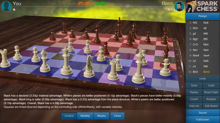 Скриншот 4 к игре SparkChess