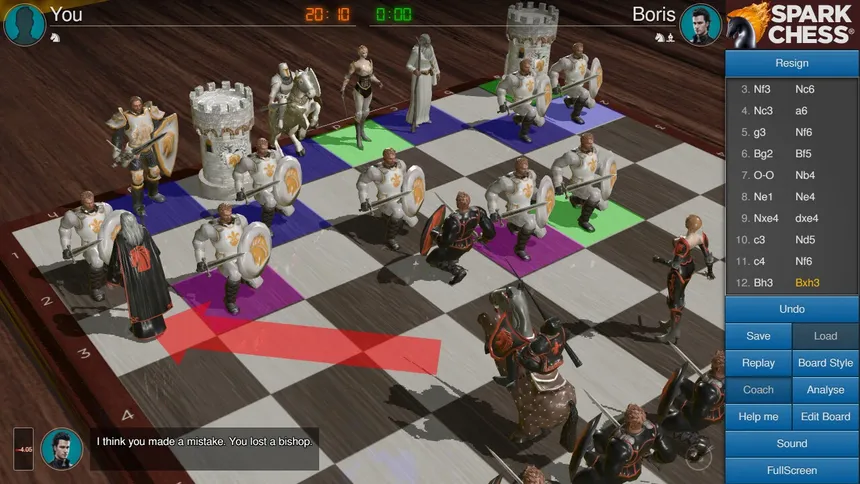 Скриншот 5 к игре SparkChess