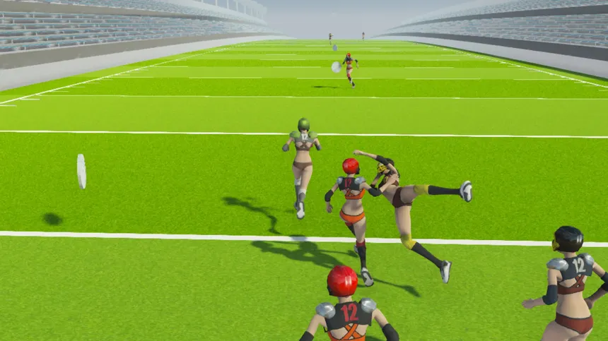 Скриншот 2 к игре Girl Rugby Dash