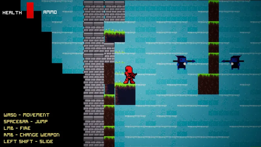 Скриншот 2 к игре Pixel Robot Hunter