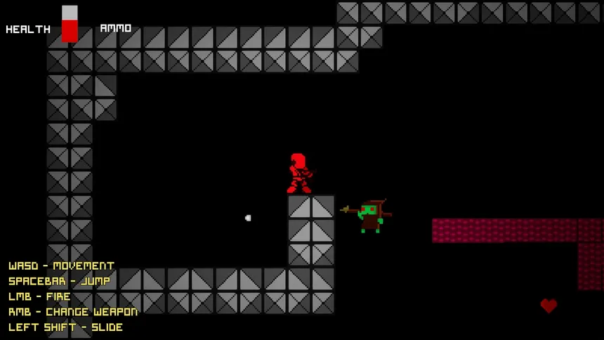 Скриншот 3 к игре Pixel Robot Hunter
