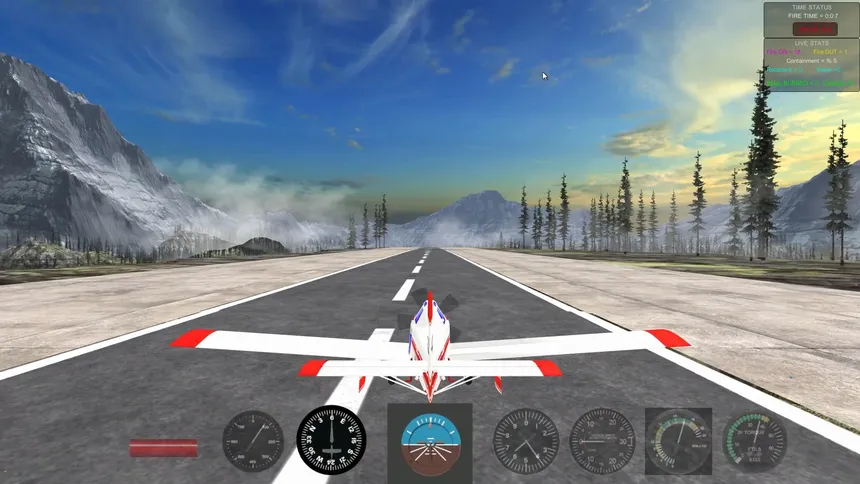 Скриншот 1 к игре Air Attack 3.0, Aerial Firefighting Game