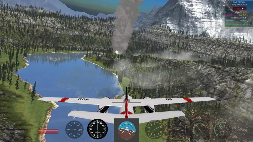 Скриншот 5 к игре Air Attack 3.0, Aerial Firefighting Game