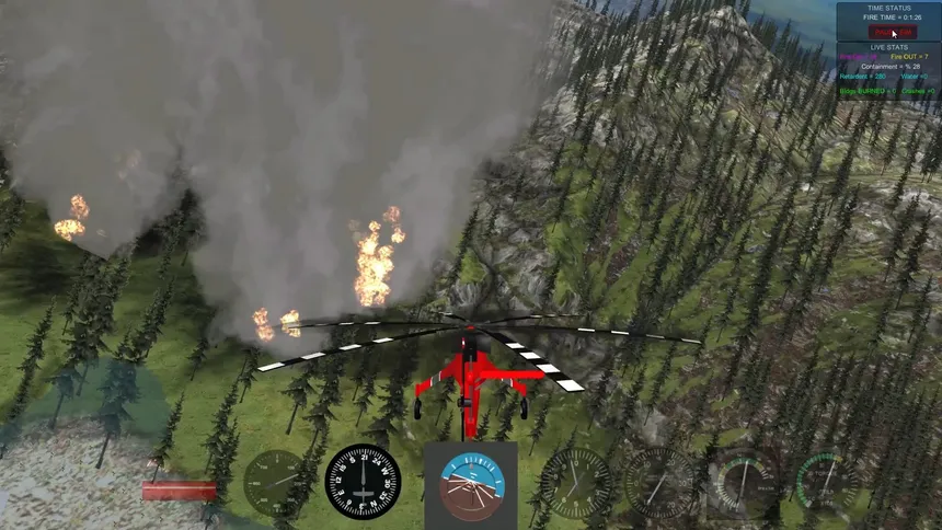 Скриншот 7 к игре Air Attack 3.0, Aerial Firefighting Game