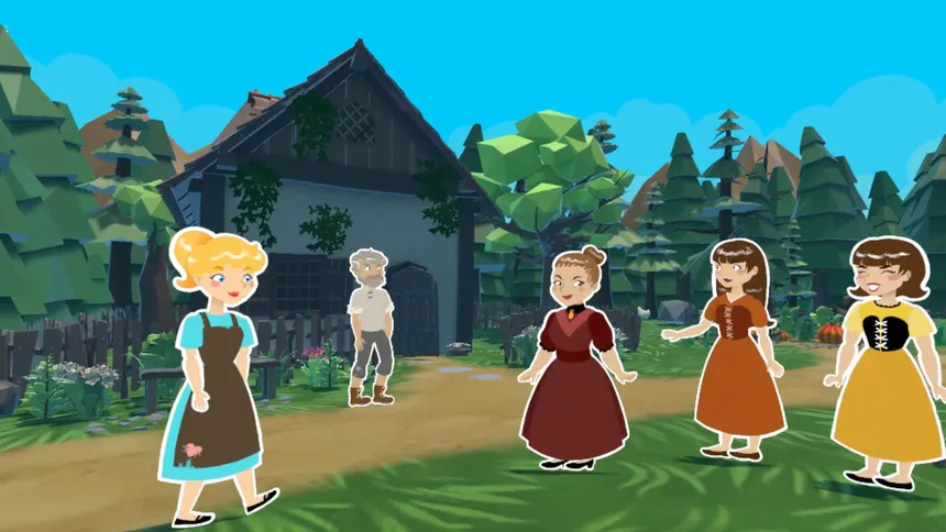 Скриншот 1 к игре Cinderella VR