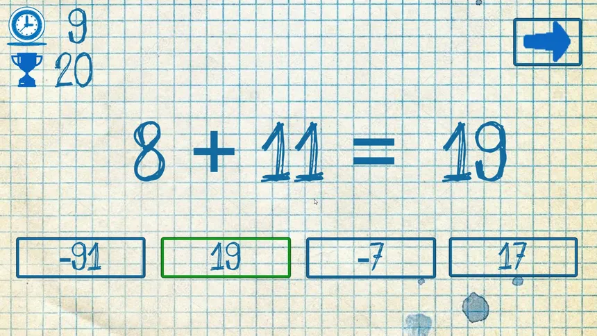 Скриншот 4 к игре The young mathematician: Easy difficulty