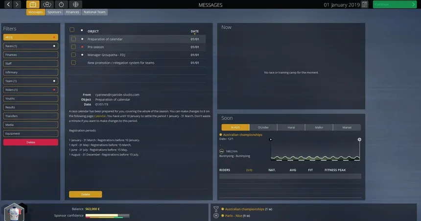 Скриншот 4 к игре Pro Cycling Manager 2019