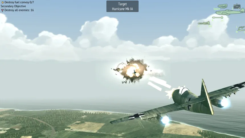 Скриншот 6 к игре Warplanes: WW2 Dogfight