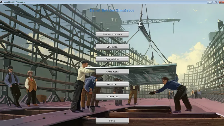 Скриншот 1 к игре Naval Battles Simulator