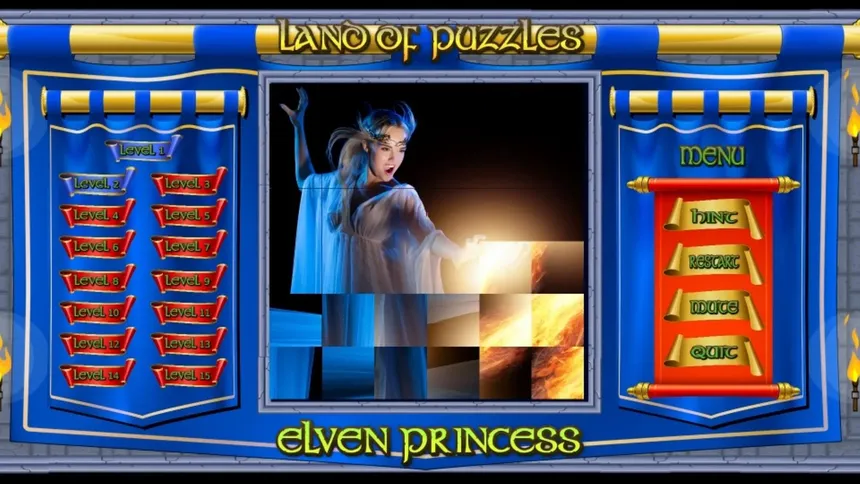 Скриншот 2 к игре Land of Puzzles: Elven Princess