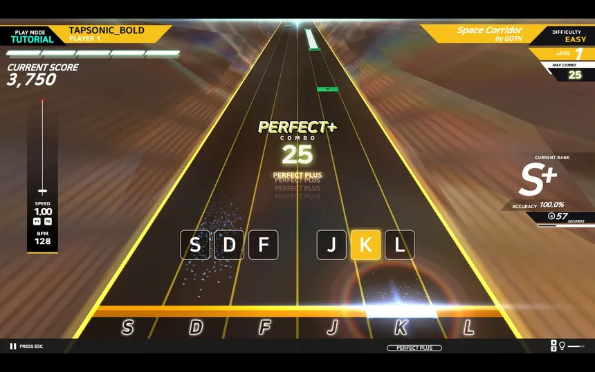 Скриншот 2 к игре TAPSONIC BOLD