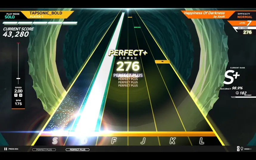 Скриншот 3 к игре TAPSONIC BOLD