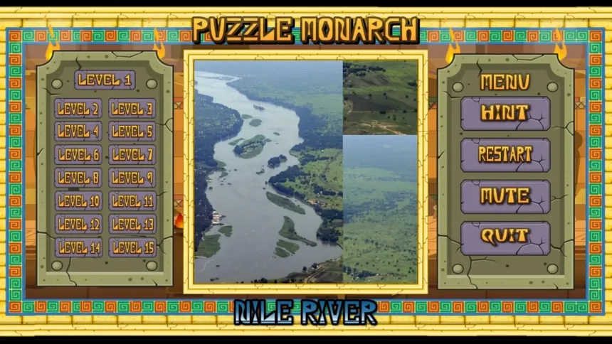 Скриншот 3 к игре Puzzle Monarch: Nile River