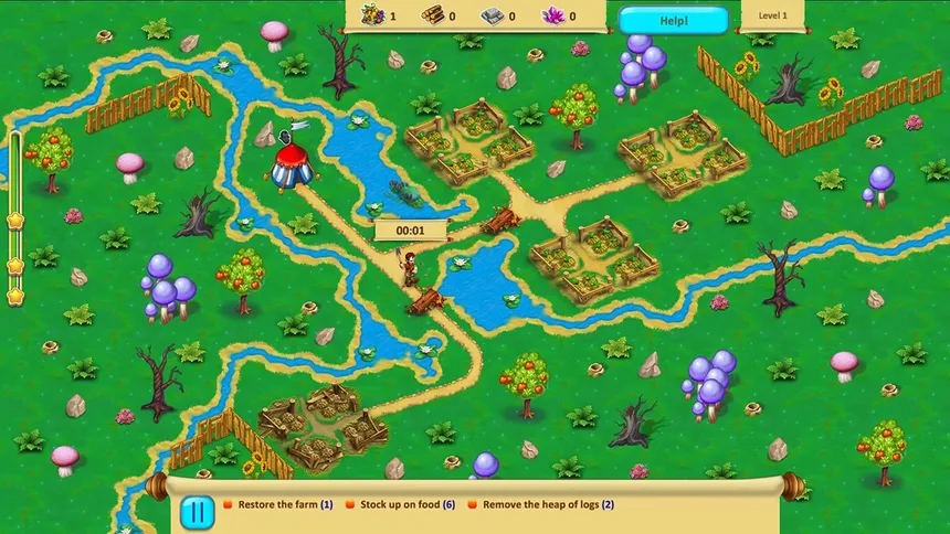 Скриншот 2 к игре Gnomes Garden: Christmas Story