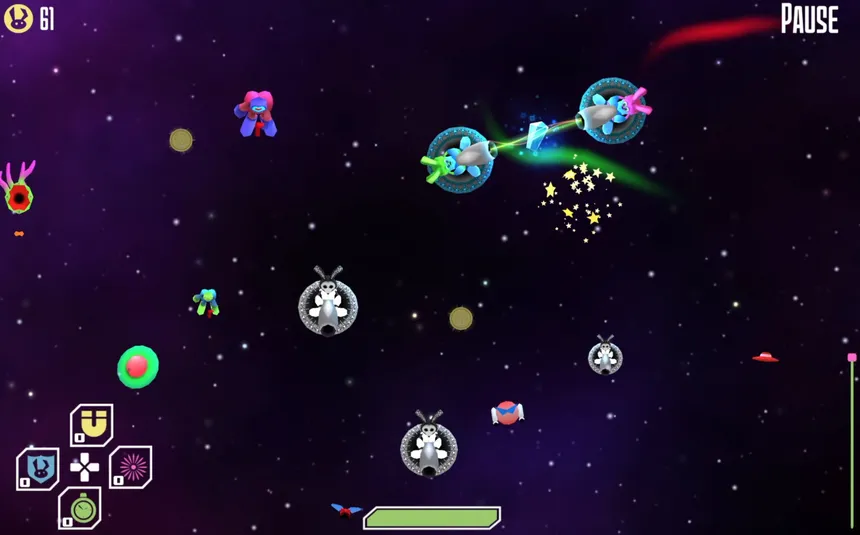 Скриншот 1 к игре RoboBunnies In Space!