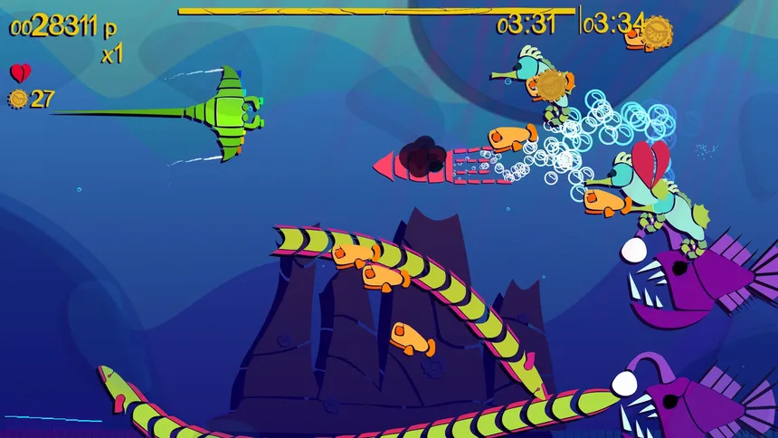 Скриншот 1 к игре Bassline Sinker