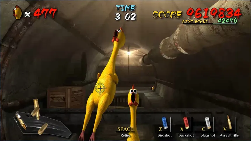 Скриншот 2 к игре Shooting Chicken Insanity Chickens