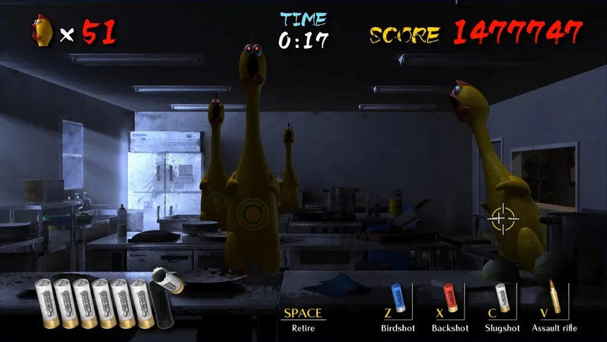 Скриншот 3 к игре Shooting Chicken Insanity Chickens