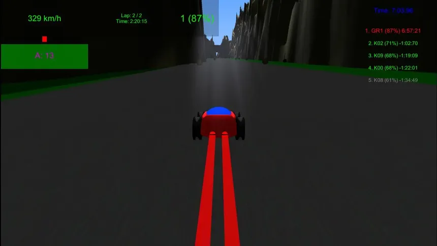 Скриншот 6 к игре Ribbon Racer