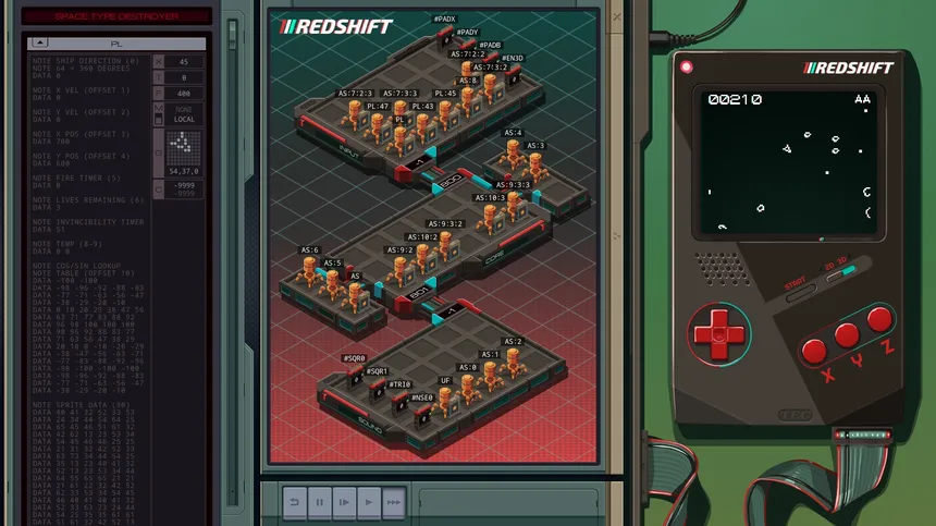 Скриншот 1 к игре EXAPUNKS: TEC Redshift Player