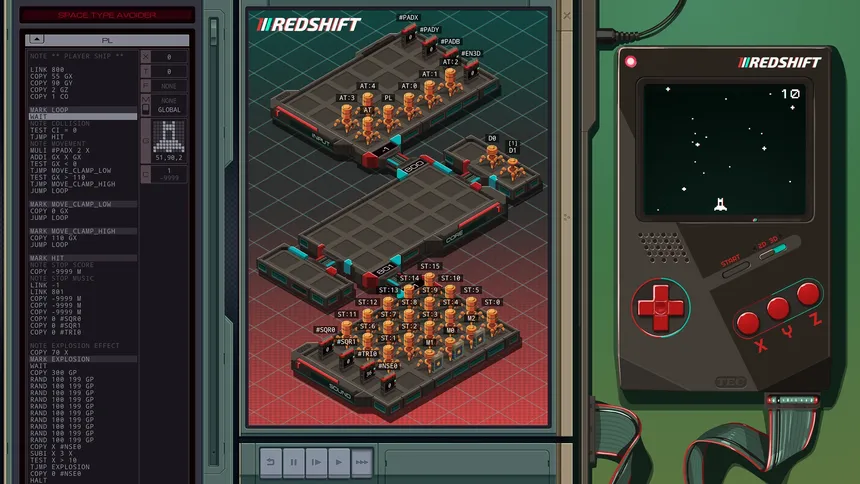Скриншот 2 к игре EXAPUNKS: TEC Redshift Player