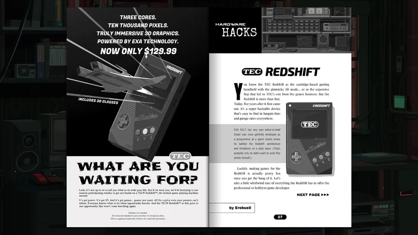 Скриншот 4 к игре EXAPUNKS: TEC Redshift Player