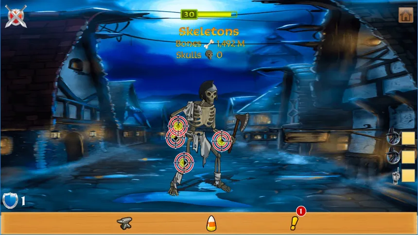 Скриншот 2 к игре Monster Clicker : Idle Halloween Strategy