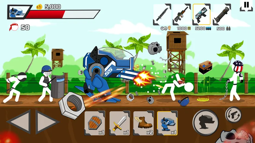 Скриншот 2 к игре Stickman Maverick : Bad Boys Killer