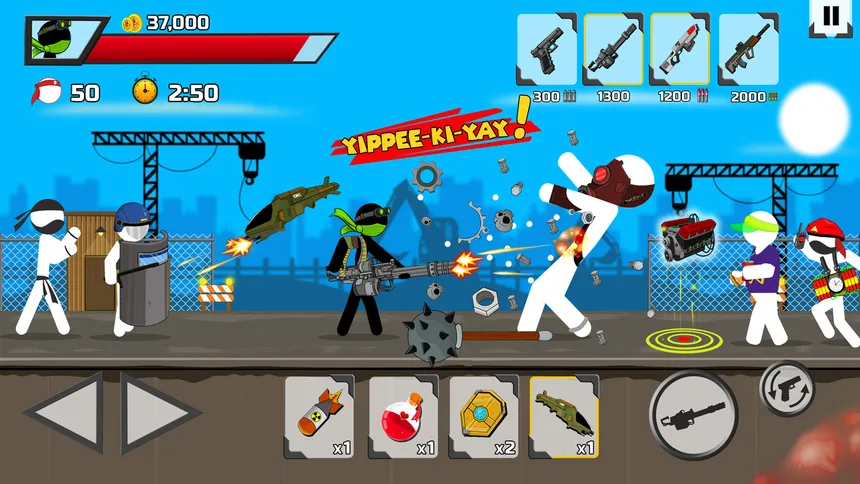 Скриншот 3 к игре Stickman Maverick : Bad Boys Killer