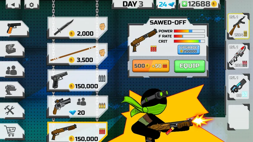 Скриншот 6 к игре Stickman Maverick : Bad Boys Killer