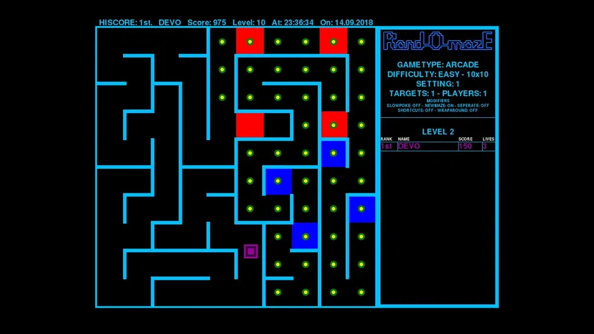 Скриншот 1 к игре Rand-O-mazE