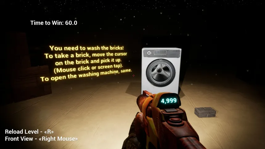 Скриншот 1 к игре Crazy Washing Machine