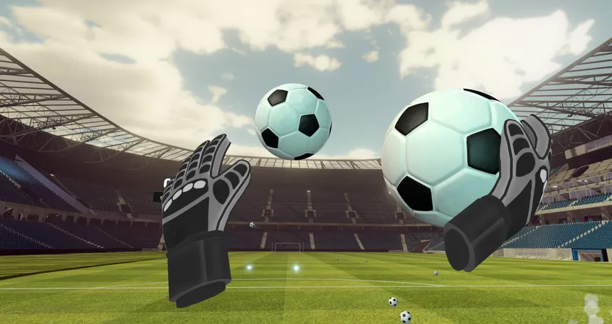Скриншот 1 к игре Goalkeeper VR Challenge